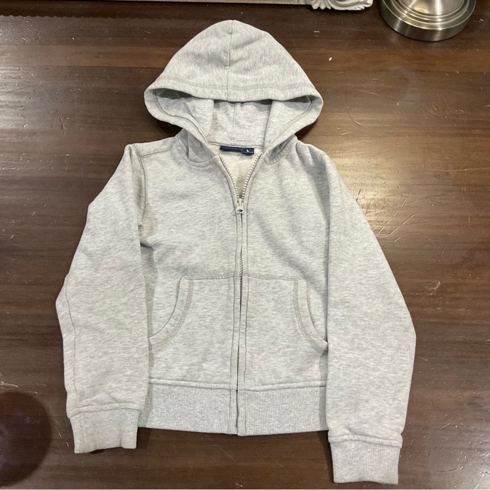 Kids Chaps gray zip hoodie